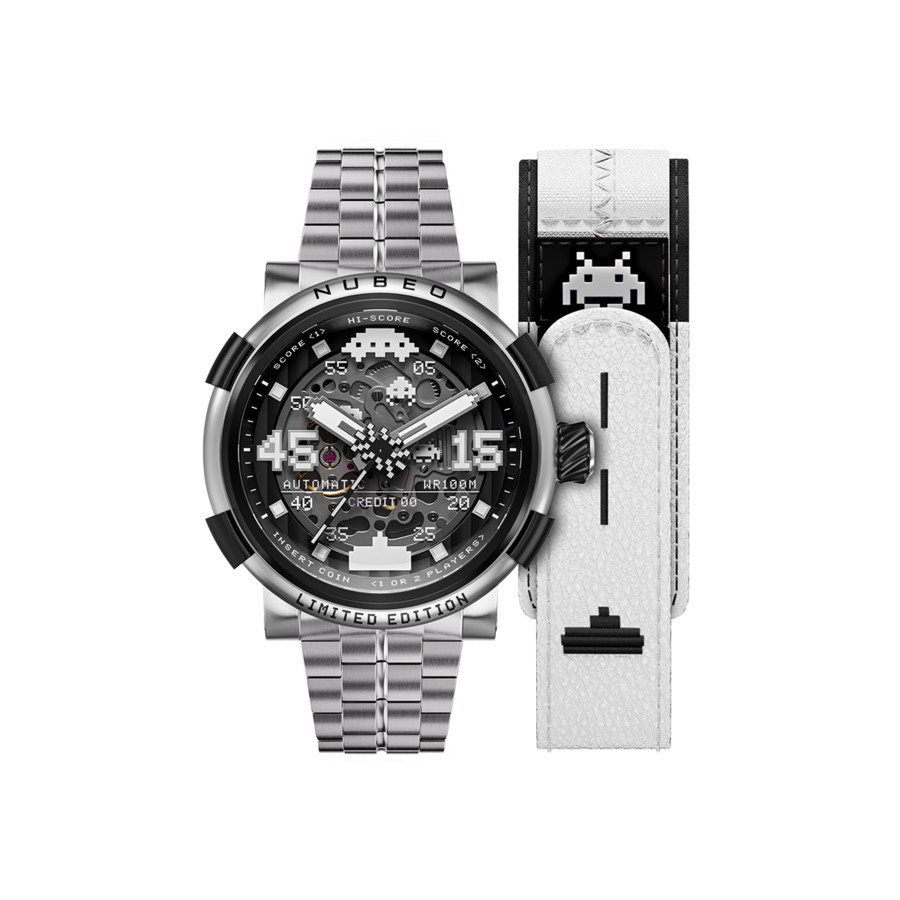 Nubeo Orion Black Dial Men's Watch NB-6110-55