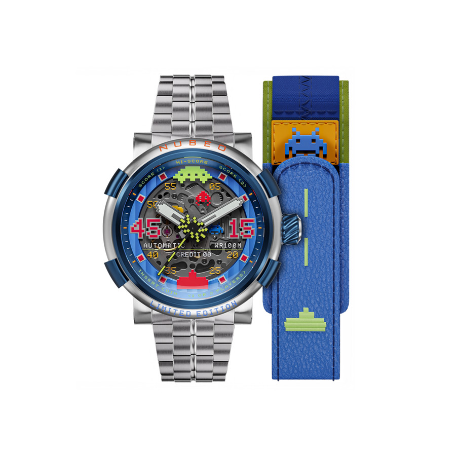 Nubeo Orion Blue Dial Men's Watch NB-6110-33