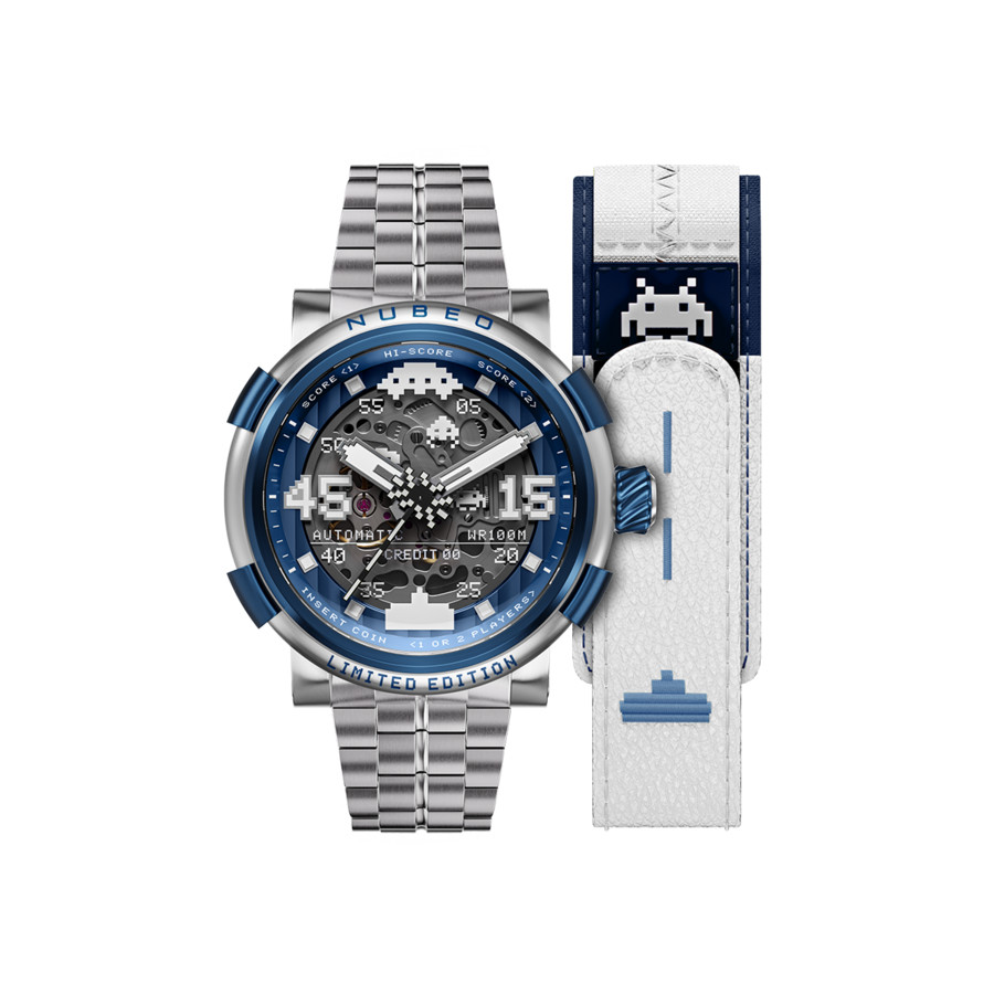Nubeo Orion Blue Dial Men's Watch NB-6110-77