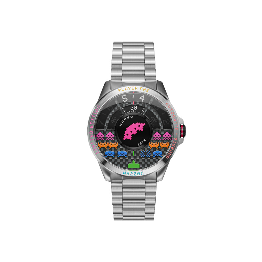 Montre Homme Nubeo Quasar Automatique - Édition Limitée, Boîtier Acier 48mm, Verre Saphir, Neuf Avec Étiq.