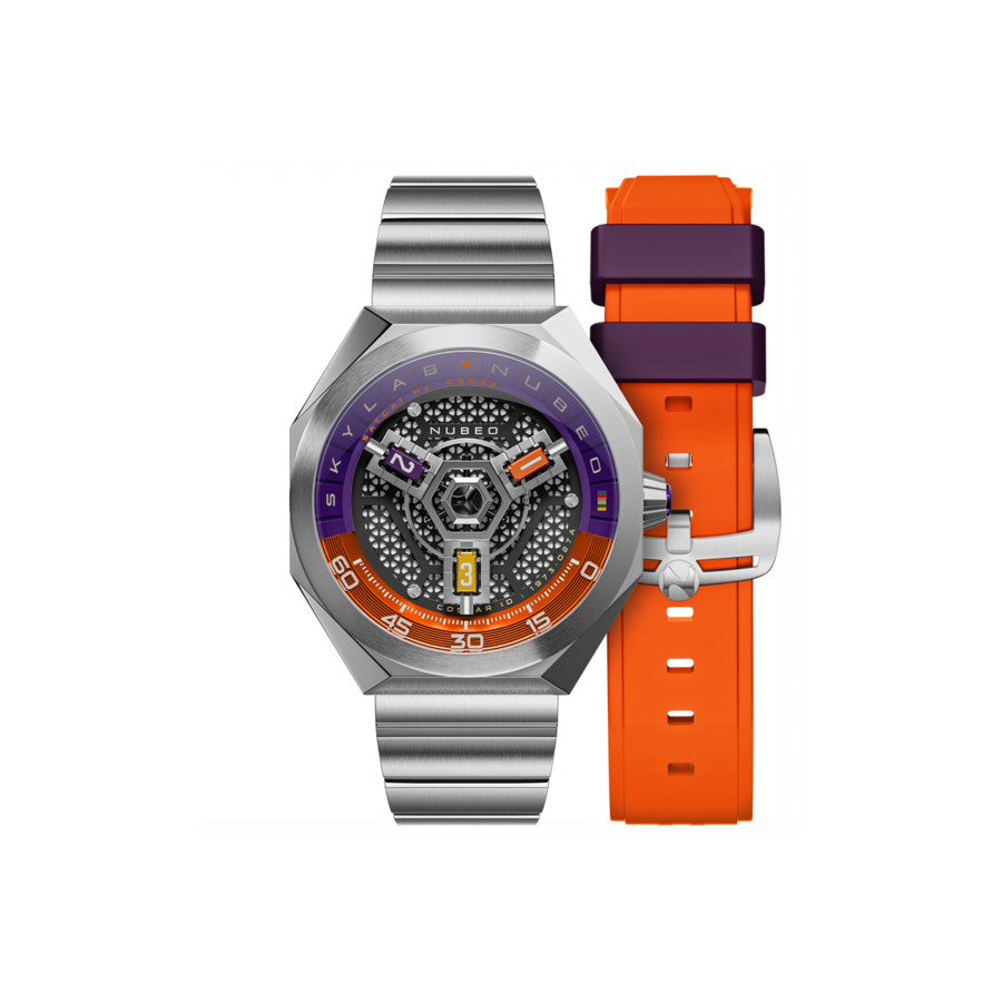 Nubeo Skylab Grey Dial Men's Watch NB-6083-44