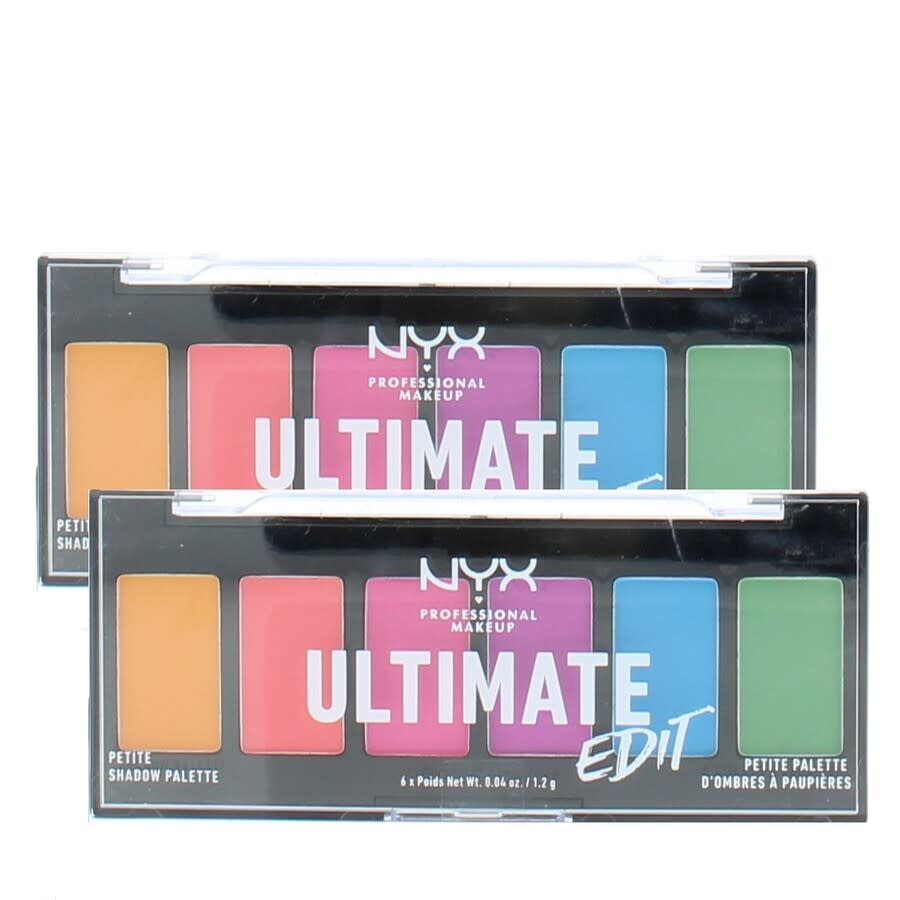 Nyx Professional Makeup Ultimate Edit Petite Shadow Palette Brights Makeup 865479002388