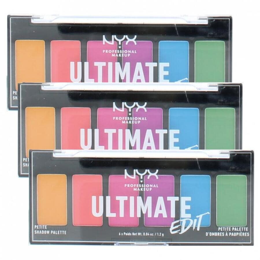 Nyx Professional Makeup Ultimate Edit Petite Shadow Palette Brights Makeup 865479002395