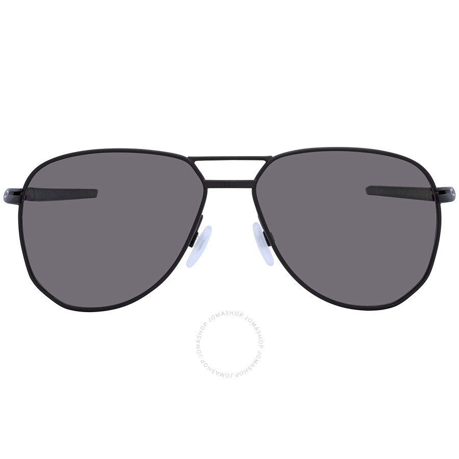 Oakley Open Box - Contrail Ti Prizm Grey Polarized Pilot Men's Sunglasses Oo6050 605001 57 In Black / Grey