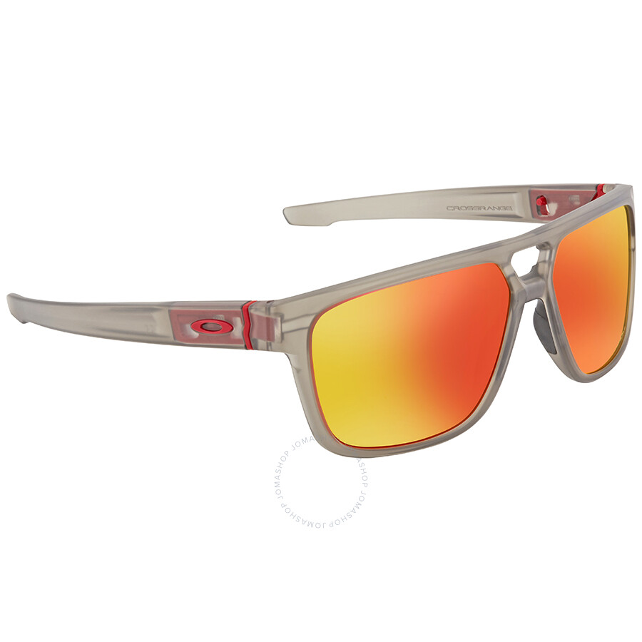 Oakley Crossrange Prizm Ruby 47 Rectangular Men's Sunglasses OO9382