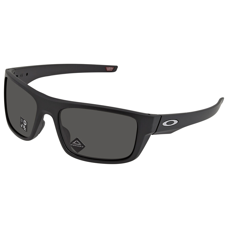 Oakley Drop Point Prizm Grey Rectangular Men's Sunglasses OO9367 936734