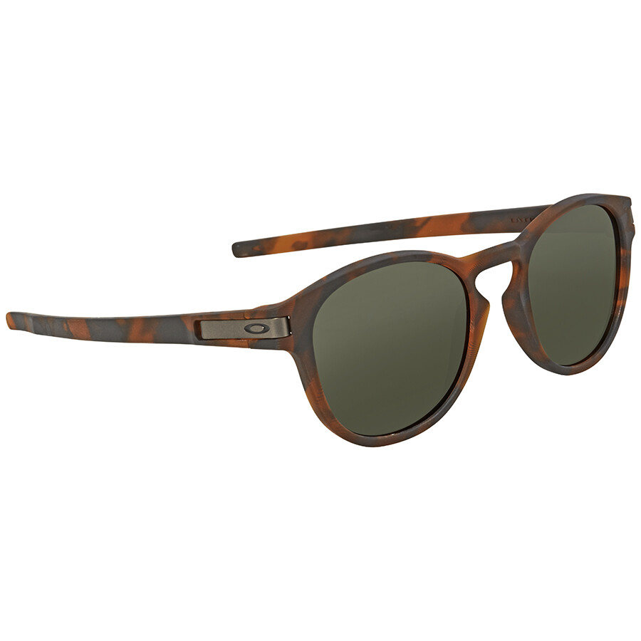 Oakley Latch Dark Grey Round Men's Sunglasses OO926592650253 Oakley