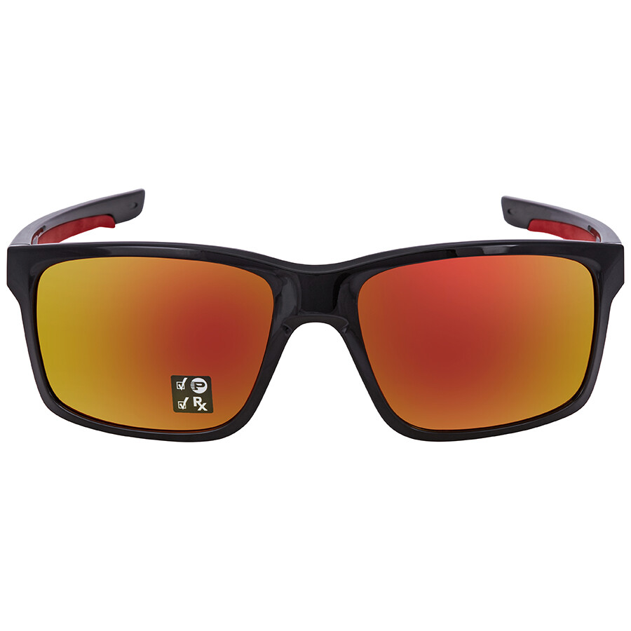 Oakley Mainlink Prizm Ruby Polarized Rectangular Men's Sunglasses