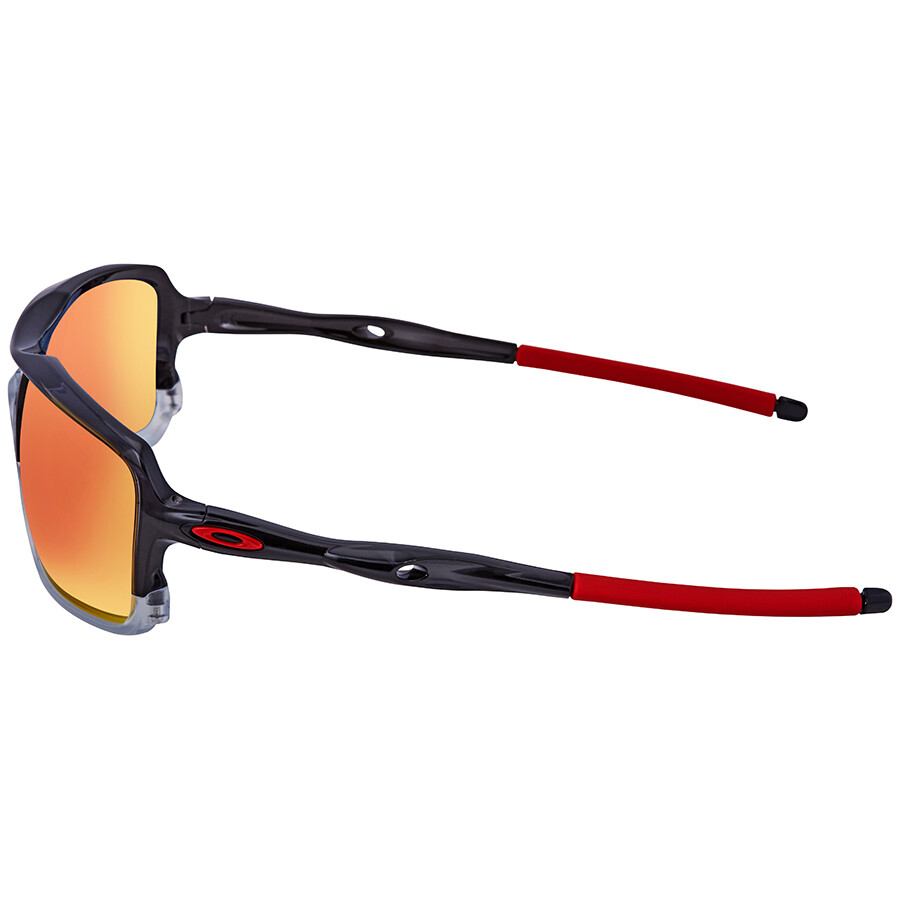 Oakley Triggerman Ruby Iridium Rectangular Men's Sunglasses OO9266