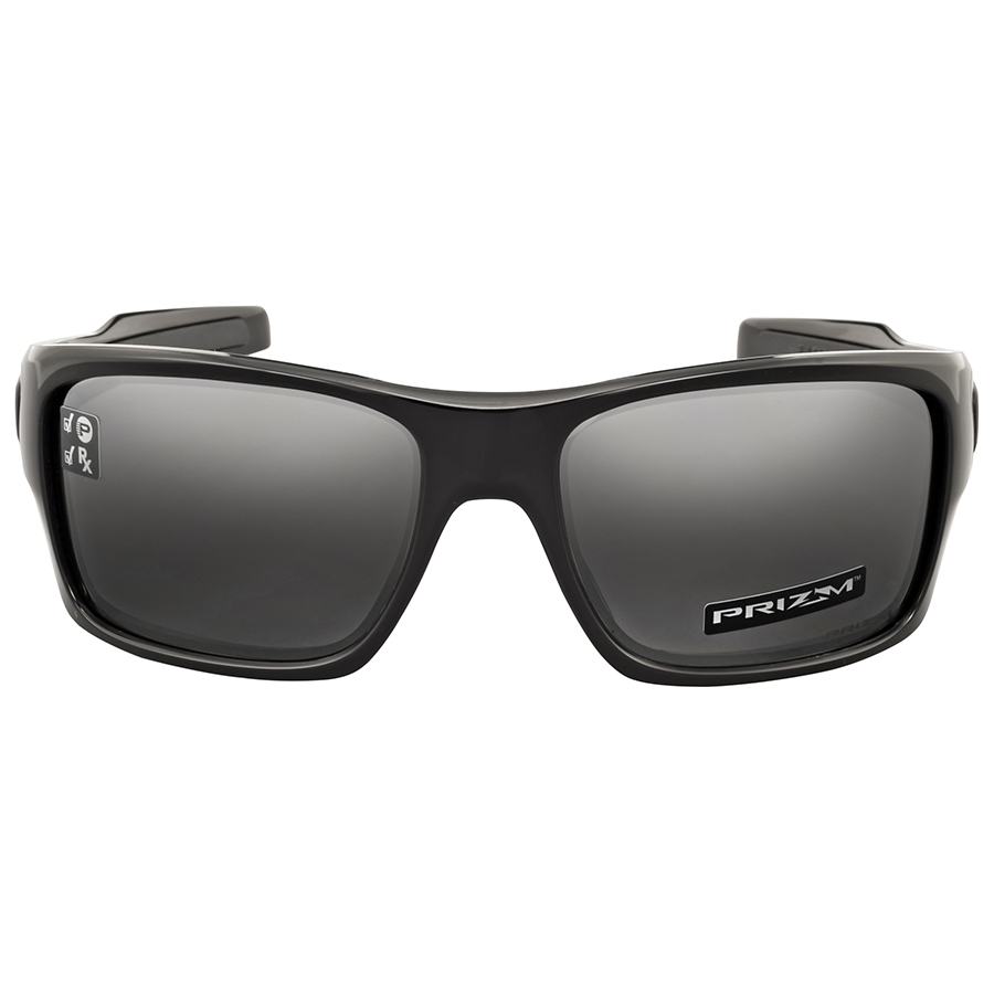 Oakley Turbine Prizm Black Polarized Wrap Men's Sunglasses OO9263