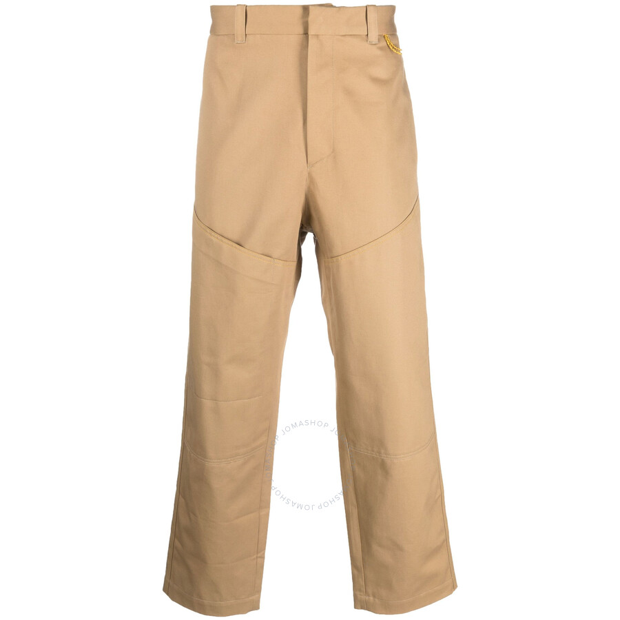 OAMC OAMC MEN'S BEIGE SHASTA STRAIGHT-LEG COTTON TROUSERS