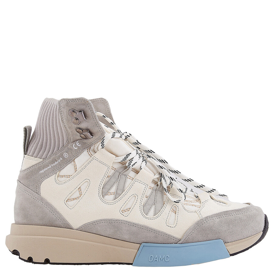 Oamc Men's Off-White Trail Runner Sneakers, Brand Size 43