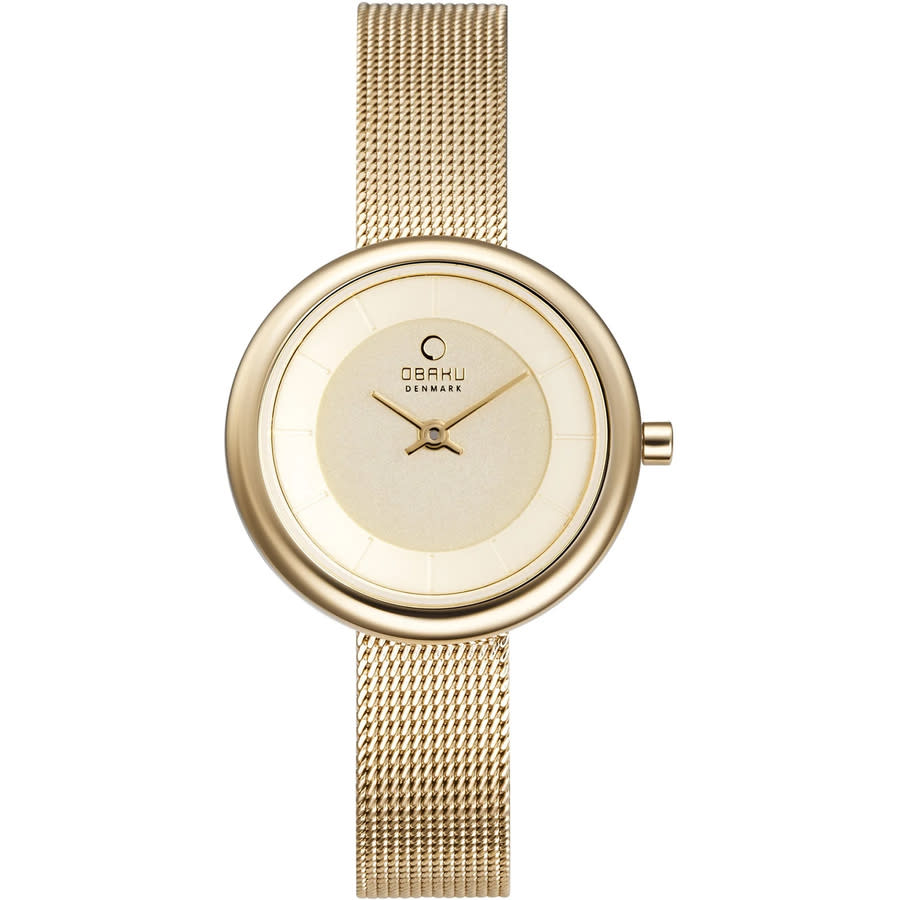 Obaku Mineral Fog - Brown Dial Stainless Steel Ladies Watch V256LHCNMC-DTED main image 1