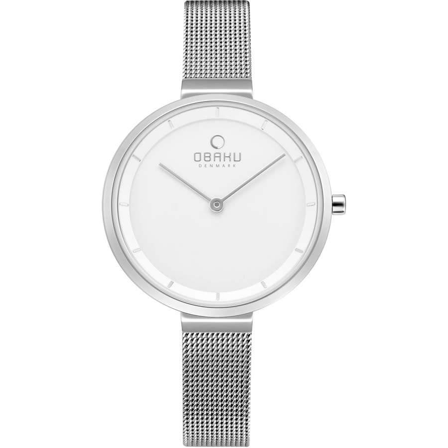 Obaku Classic Quartz White Dial Ladies Watch V225LXCIMC