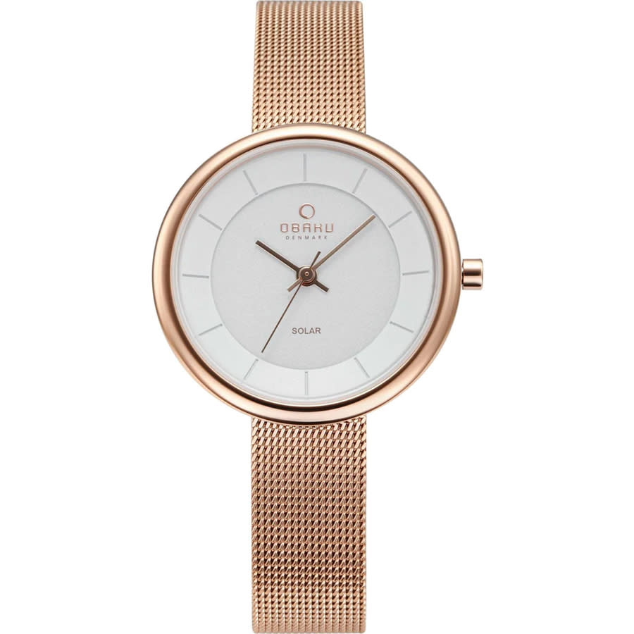 Obaku Lys Quartz White Dial Ladies Watch V206LRVWMV