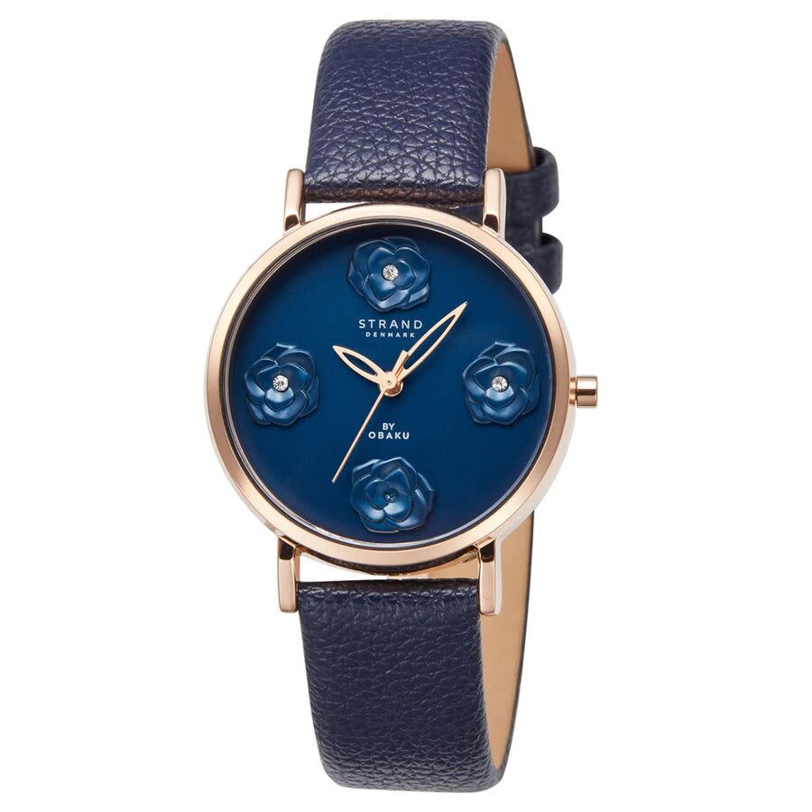 Obaku Petal Blue Dial Ladies Watch S733LXVLVL