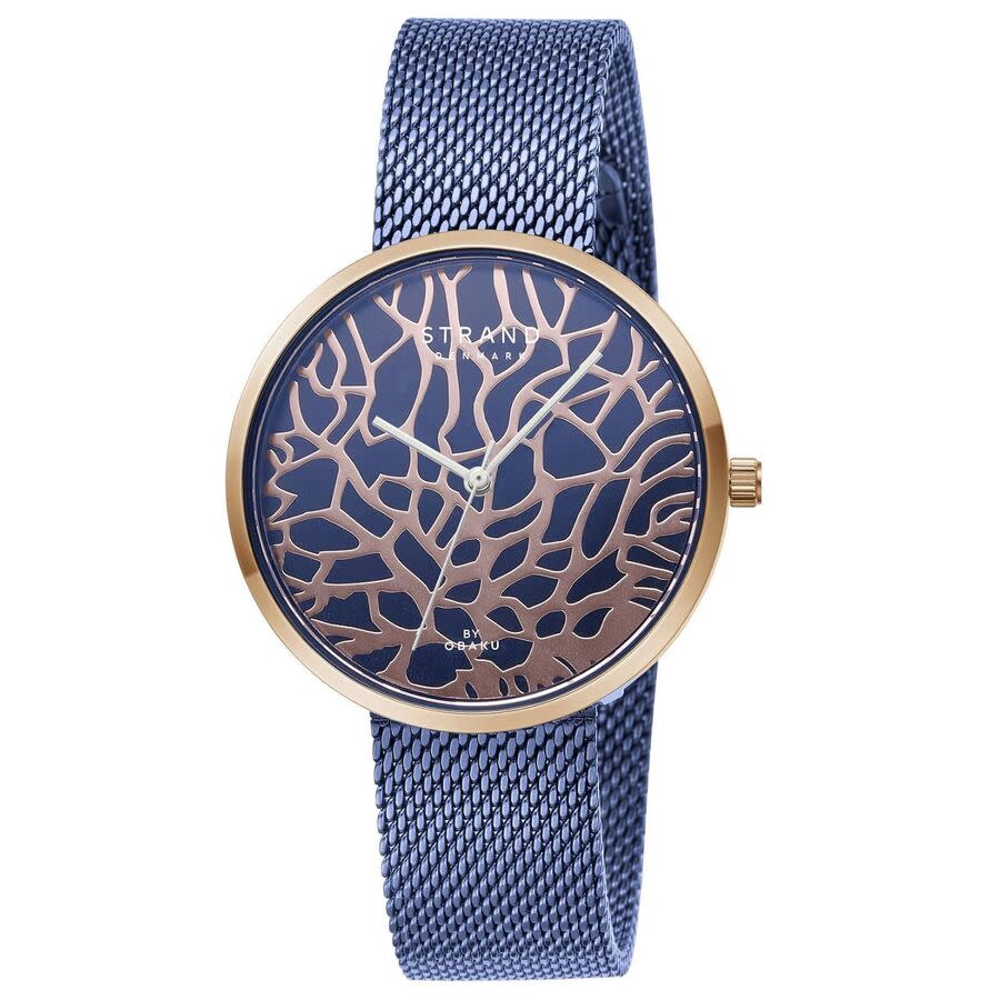 Obaku Tangle Blue Dial Ladies Watch S700LXVLML-DTG