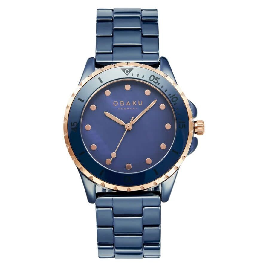 Obaku Urt Lille Quartz Blue Dial Ladies Watch V279LXSLCL