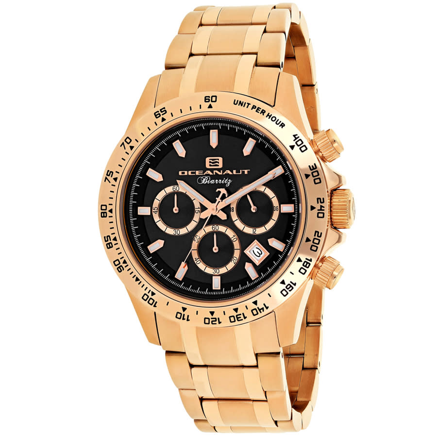 Oceanaut Biarritz Chronograph Quartz Black Dial Men's Watch OC6119