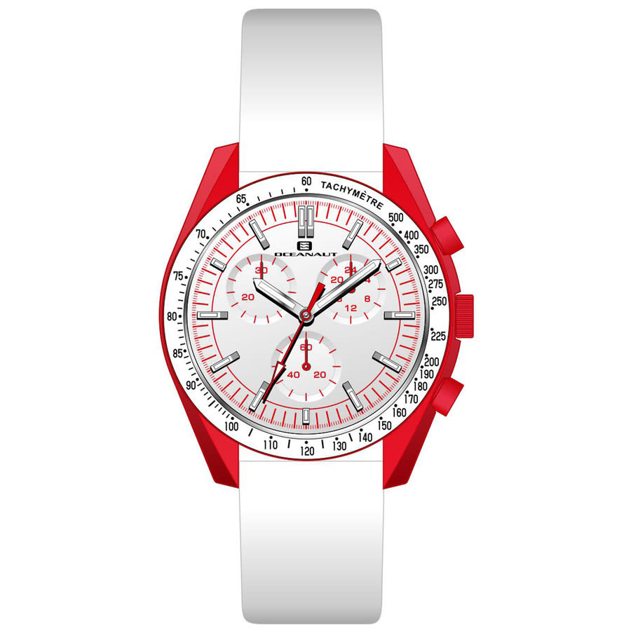 Oceanaut Orbit Chronograph Quartz White Dial Men's Watch OC7587