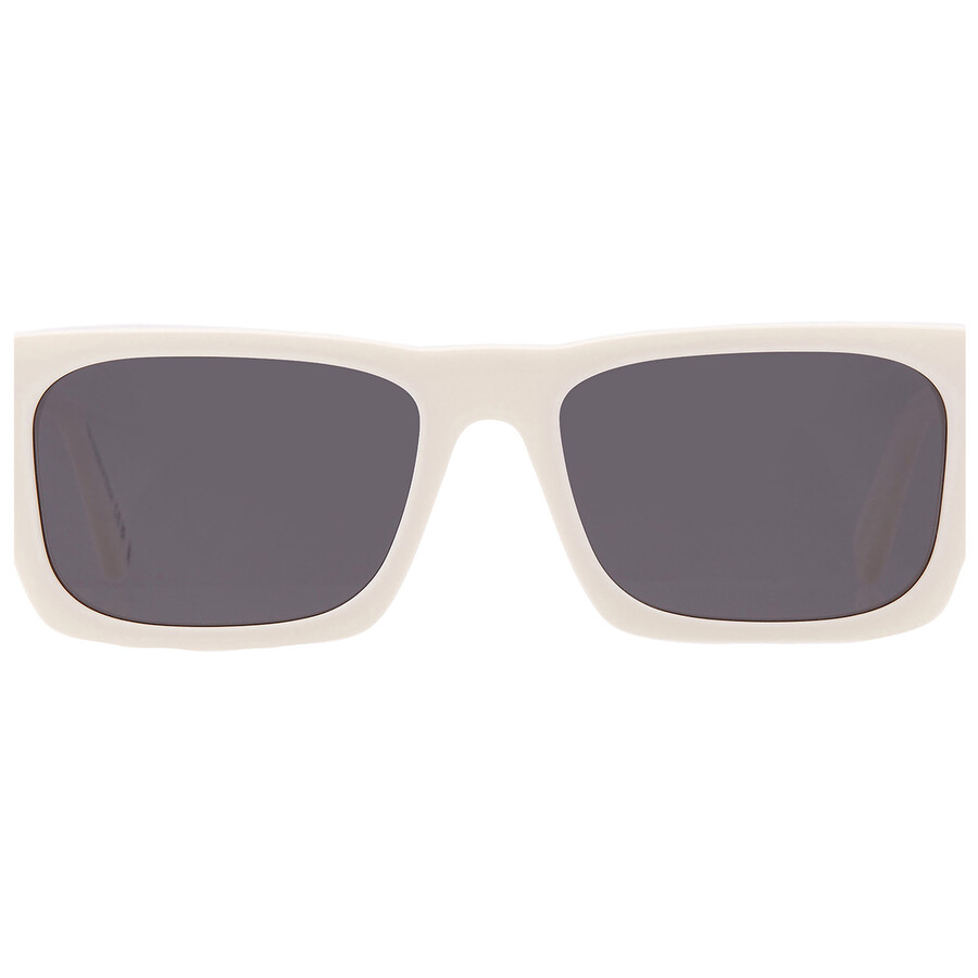 Off-white Albany Dark Grey Oval Unisex Sunglasses Oeri13 0107 56
