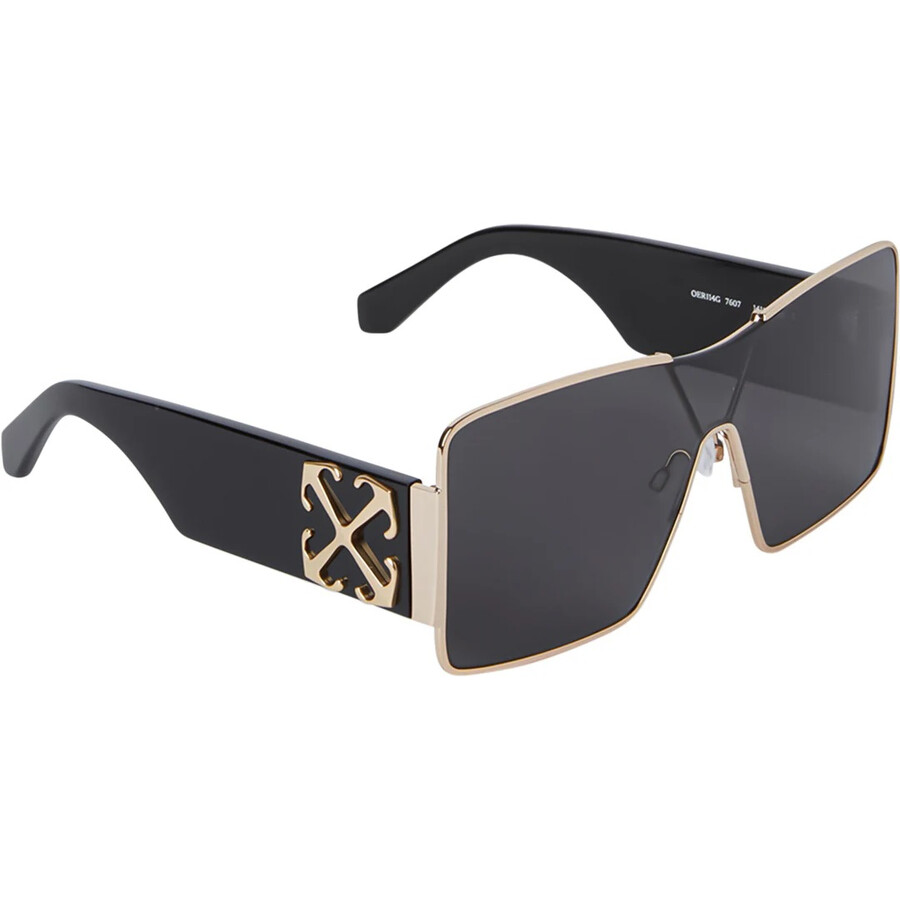 Off-white Aspen Dark Grey Shield Unisex Sunglasses Oeri14g 7607 141