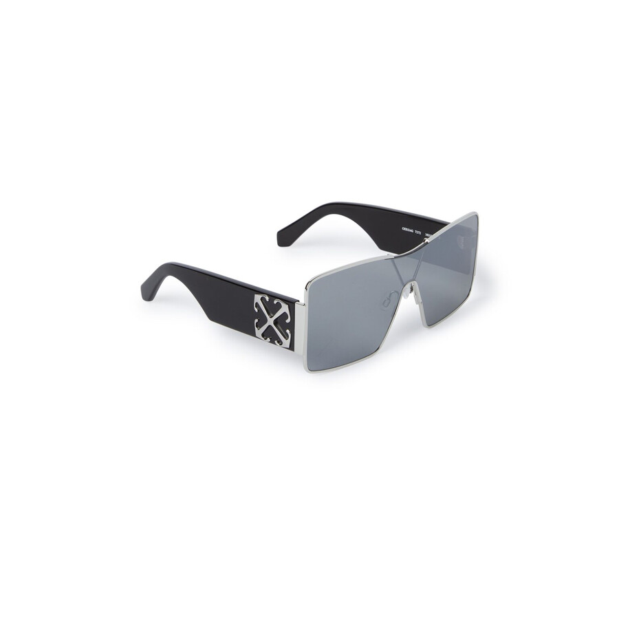 Off-white Aspen Silver Mirror Shield Unisex Sunglasses Oeri14g 7272 141