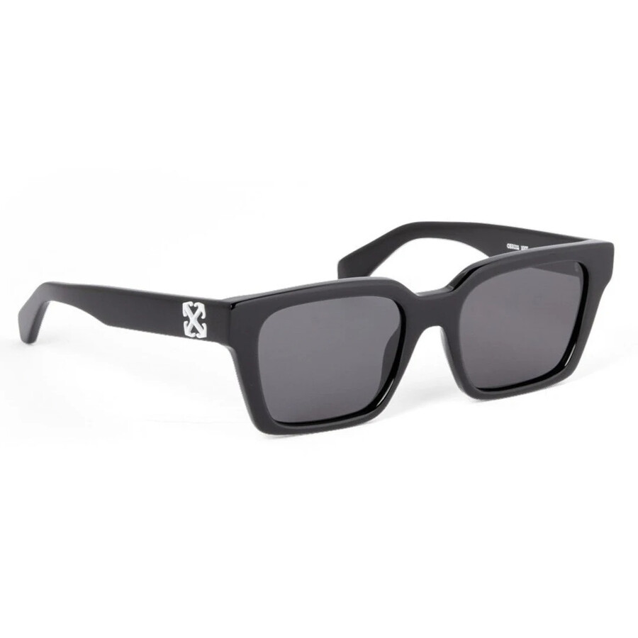 Off-white Branson Dark Grey Square Unisex Sunglasses Oeri111 1007 53