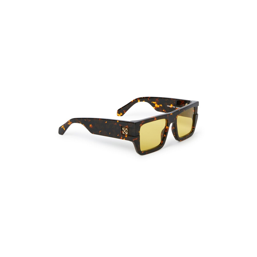 Off-white Chester Camel Square Unisex Sunglasses Oeri149 6062 54