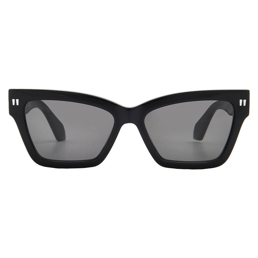 Off-white Cincinnati Dark Grey Cat Eye Unisex Sunglasses Oeri110 1007 54