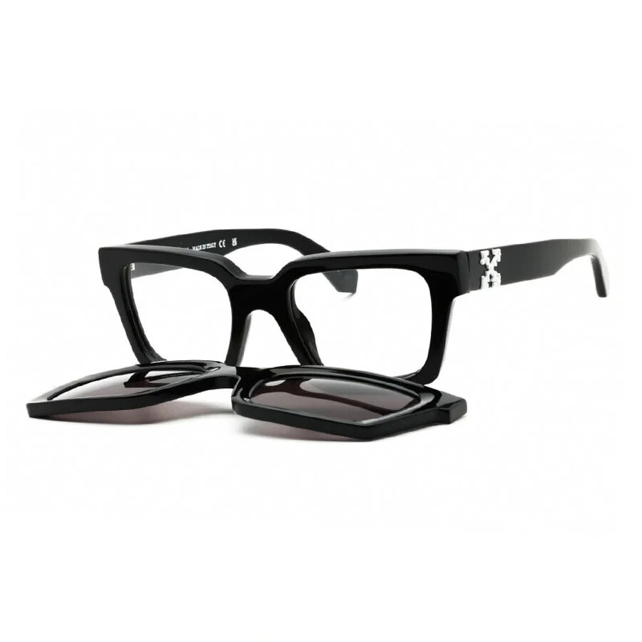Off-white Clip On Dark Grey Clip On Sport Unisex Eyeglasses Oeri14c 1007 50