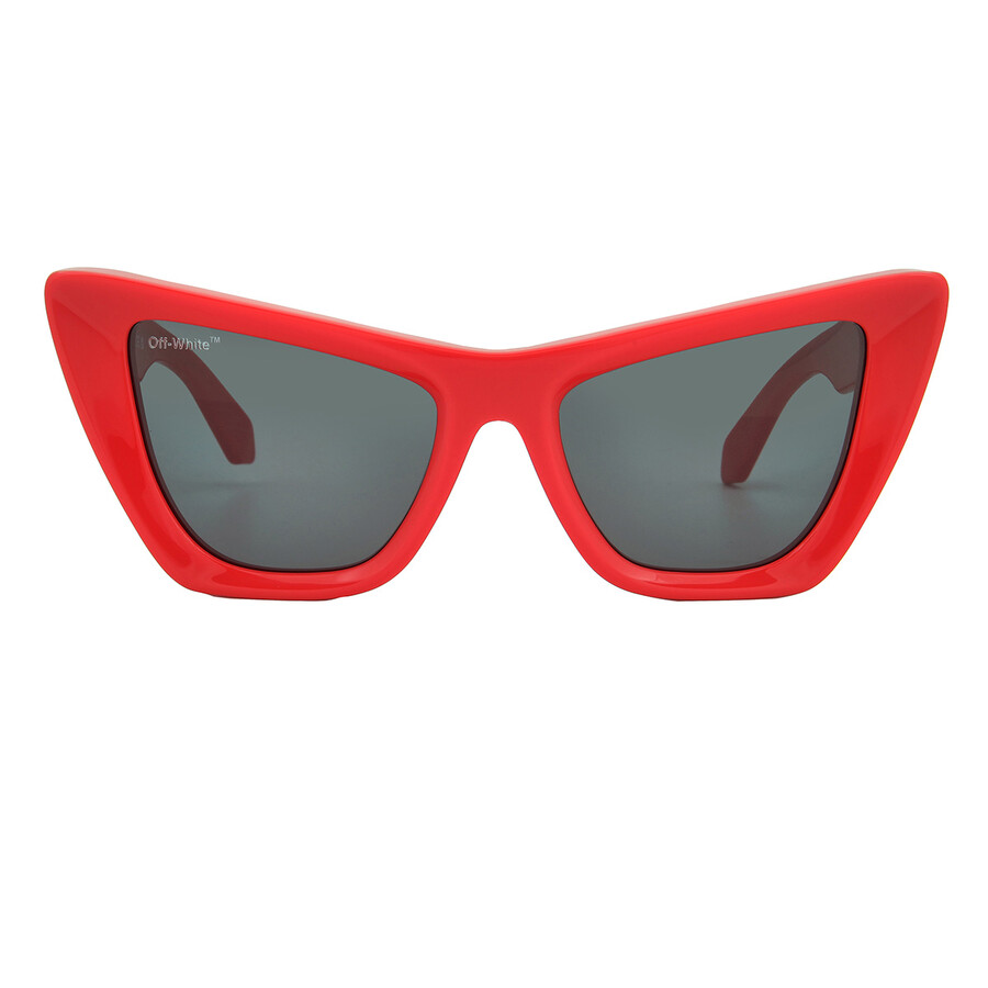 Off-White Edvard Dark Grey Cat Eye Ladies Sunglasses OERI045