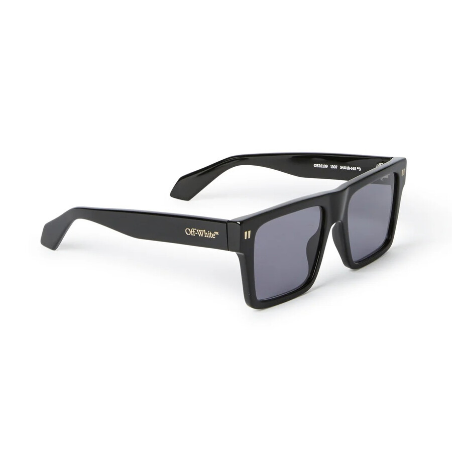 Off-white Lawton Dark Grey Square Unisex Sunglasses Oeri109 1307 54