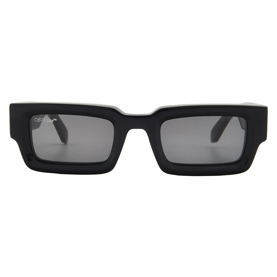 Off-white Lecce Dark Grey Square Unisex Sunglasses Oeri089 1007 50