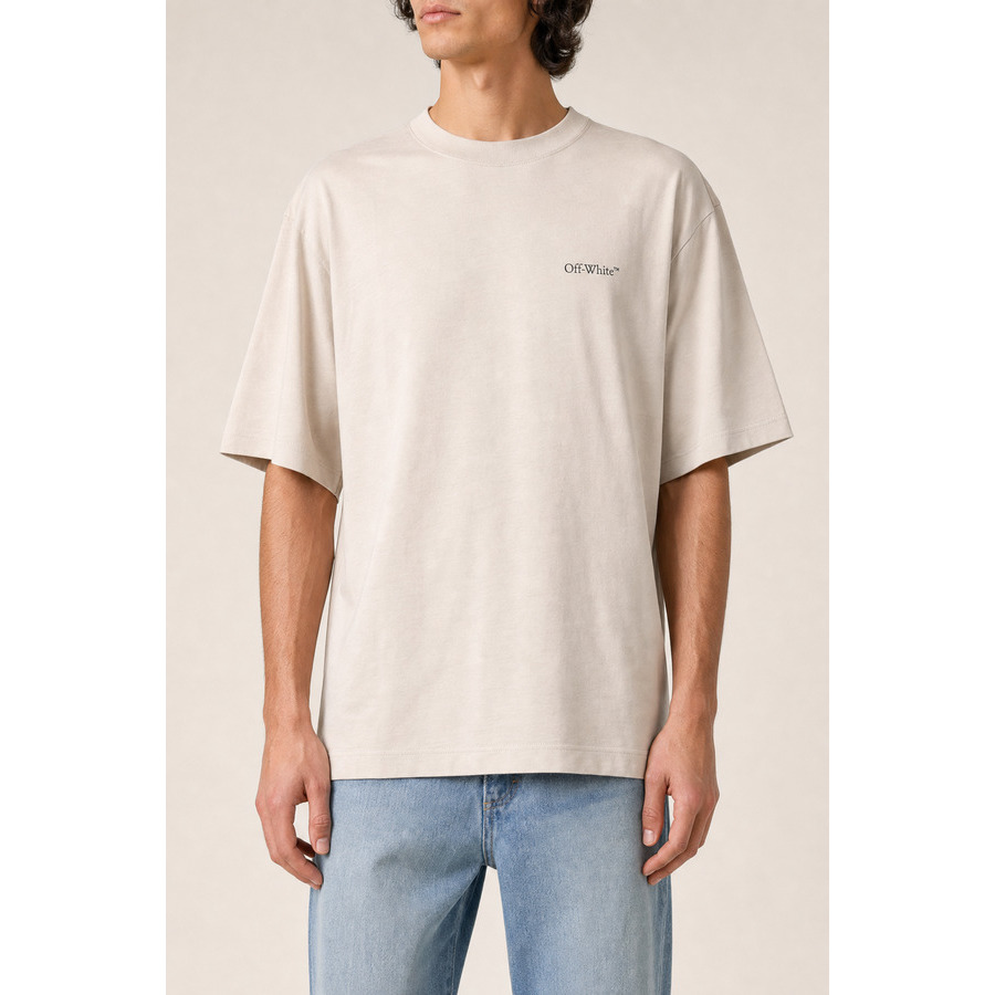 Off-White Men's Skate Fit Marker Arrow Jersey Short Sleeve Tee Nwt