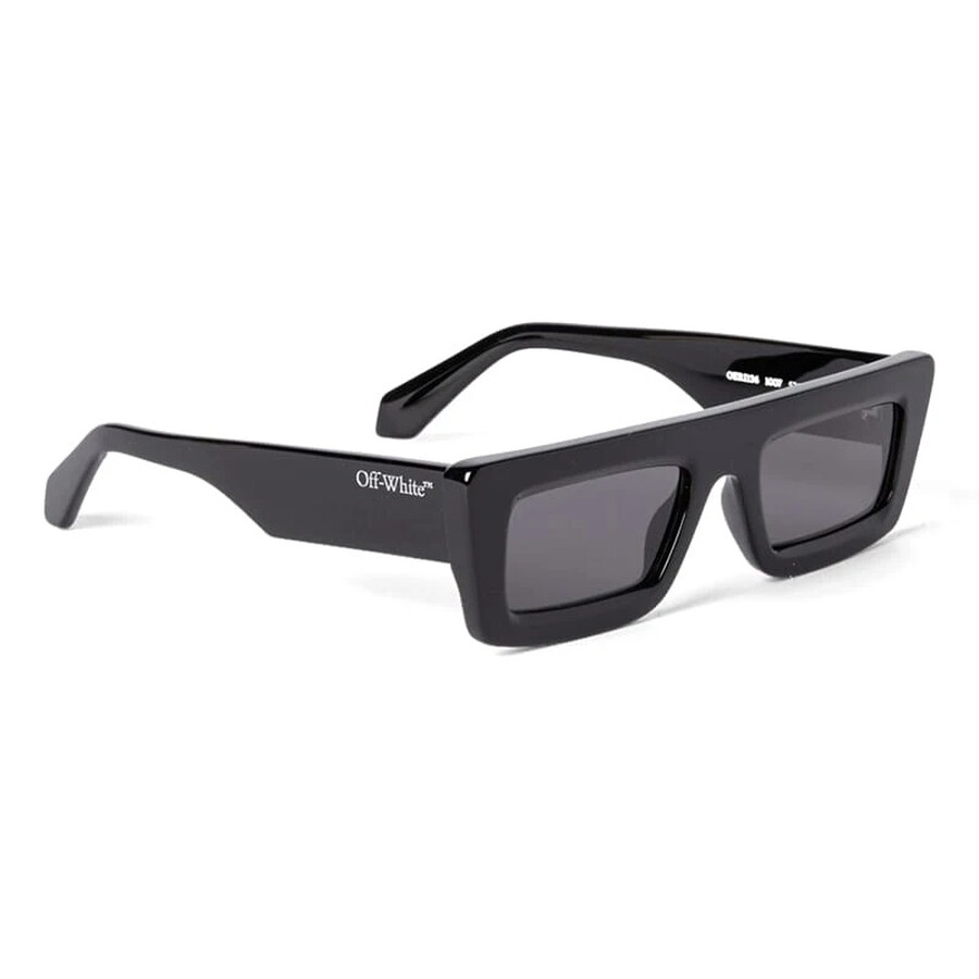 Off-white Ontario Dark Grey Browline Unisex Sunglasses Oeri136 1007 52