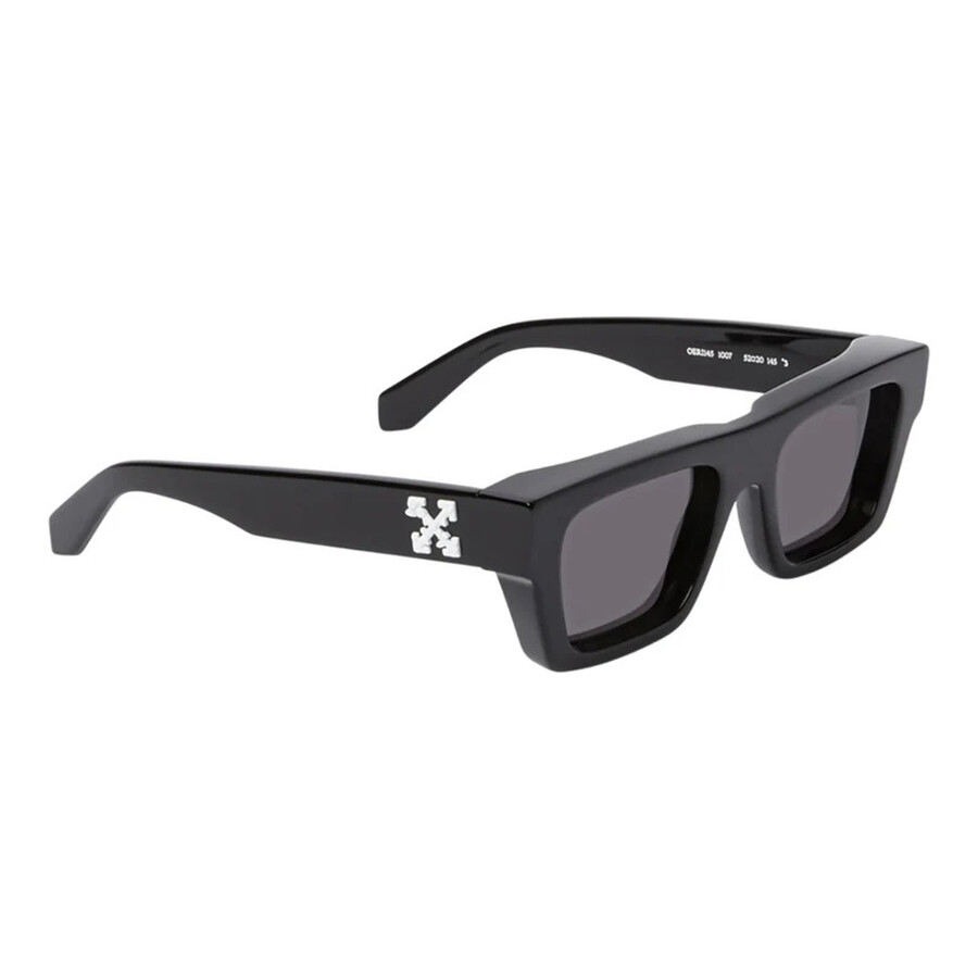 Off-white Oregon Dark Grey Square Unisex Sunglasses Oeri145 1007 52