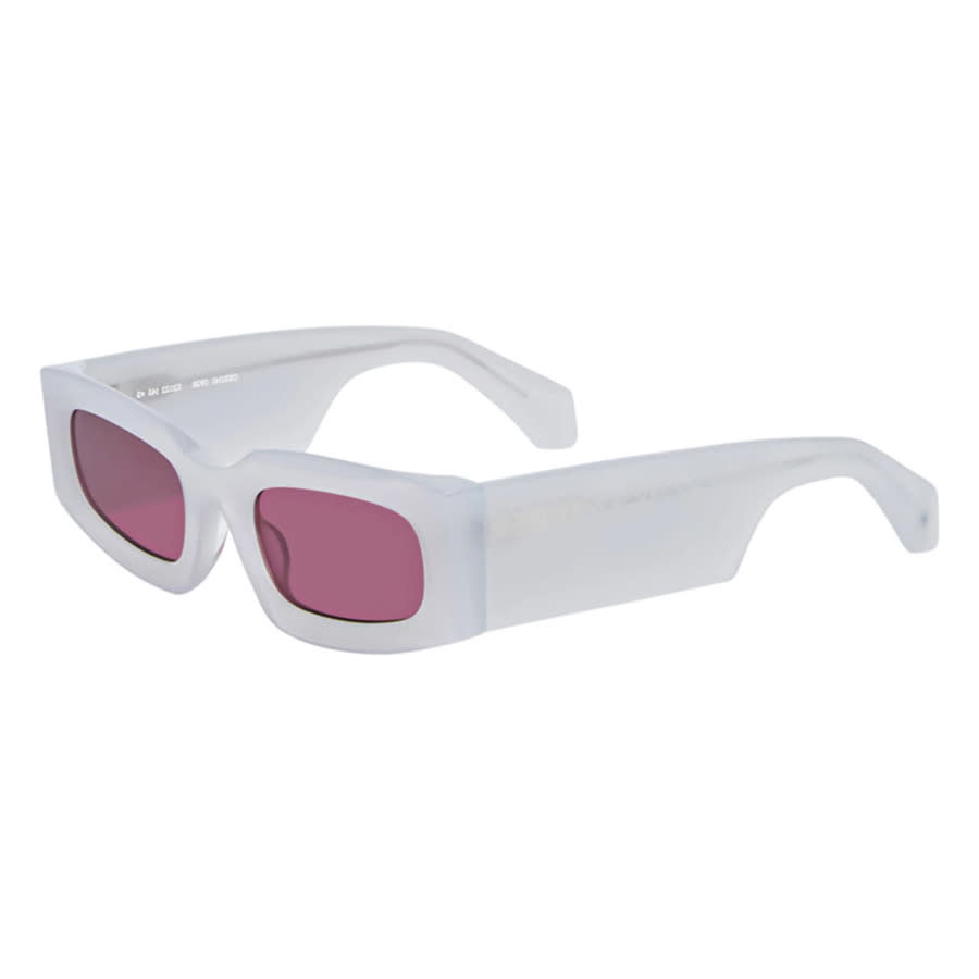 Off-white Unisex Black Rectangular Sunglasses Oeri141cary 0928 In ["red"]