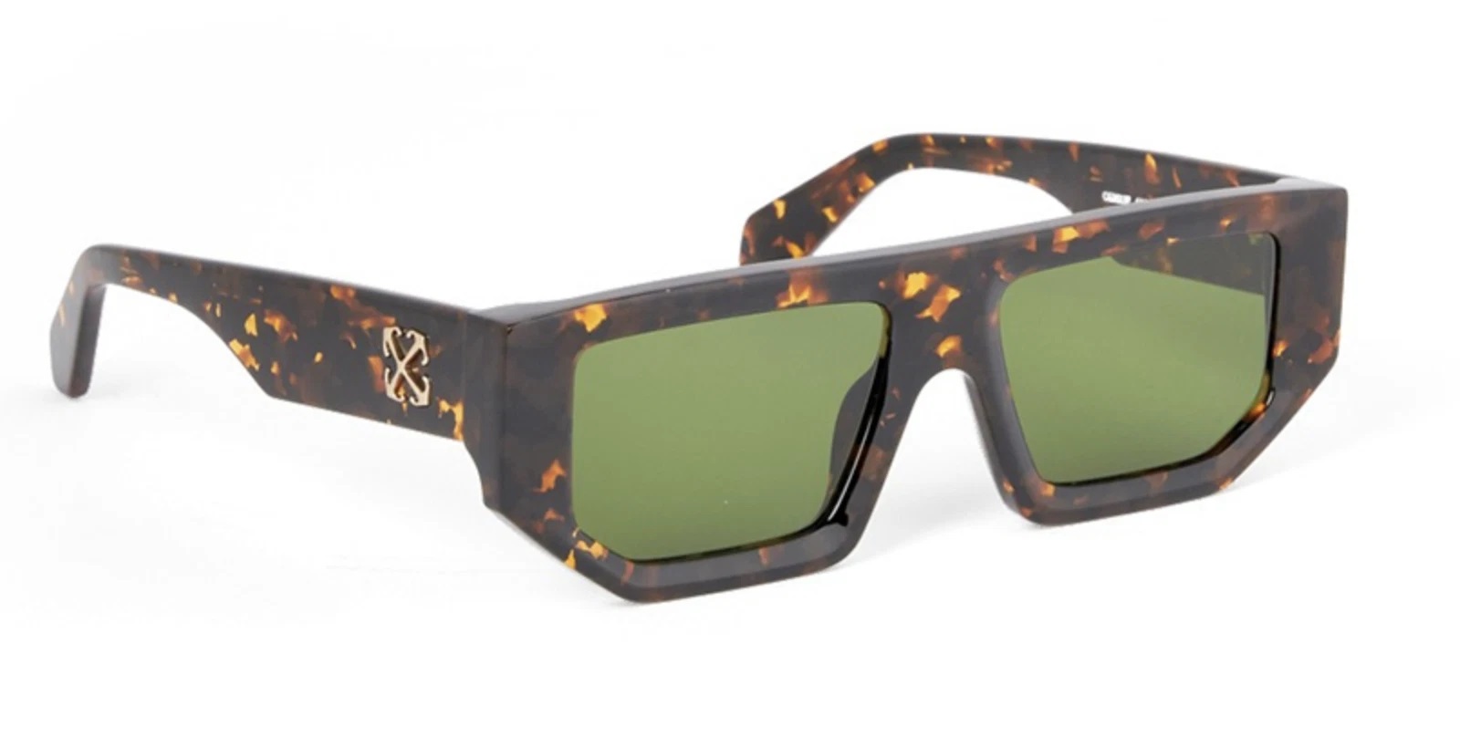 Off-White VANCOUVER Green Browline Unisex Sunglasses OERI13F 