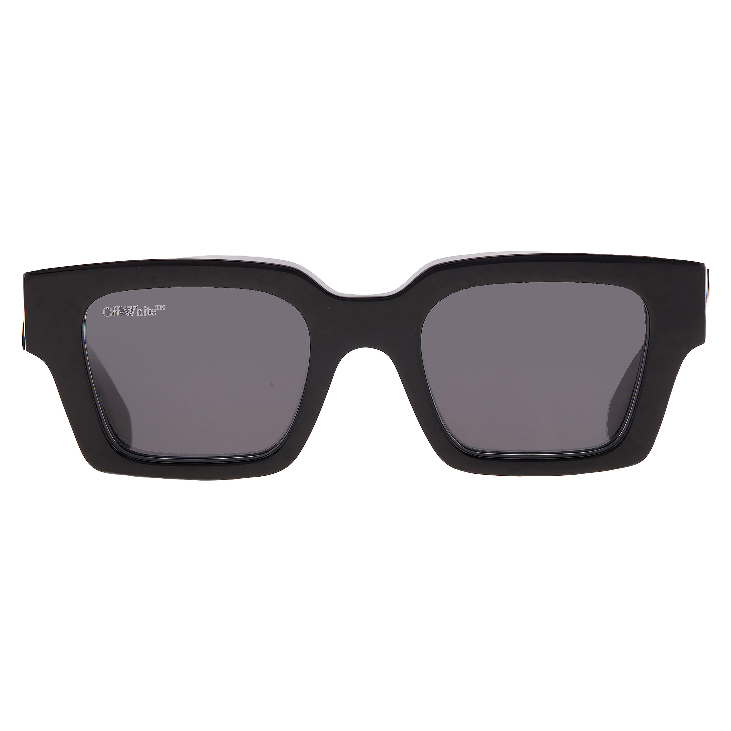 Off-White VIRGIL Dark Grey Square Unisex Sunglasses OERI126 1007