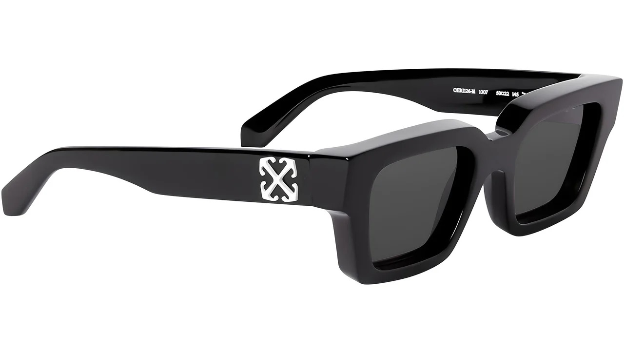Off-White Virgil Grey Square Unisex Sunglasses OERI126 1007 50