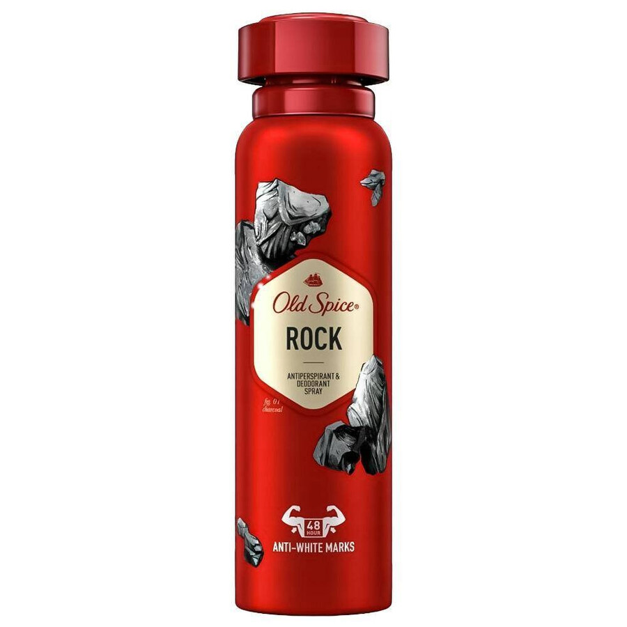 Old Spice Rock Deodorant Body Spray Spray 5.0 oz Bath & Body 8001841282244