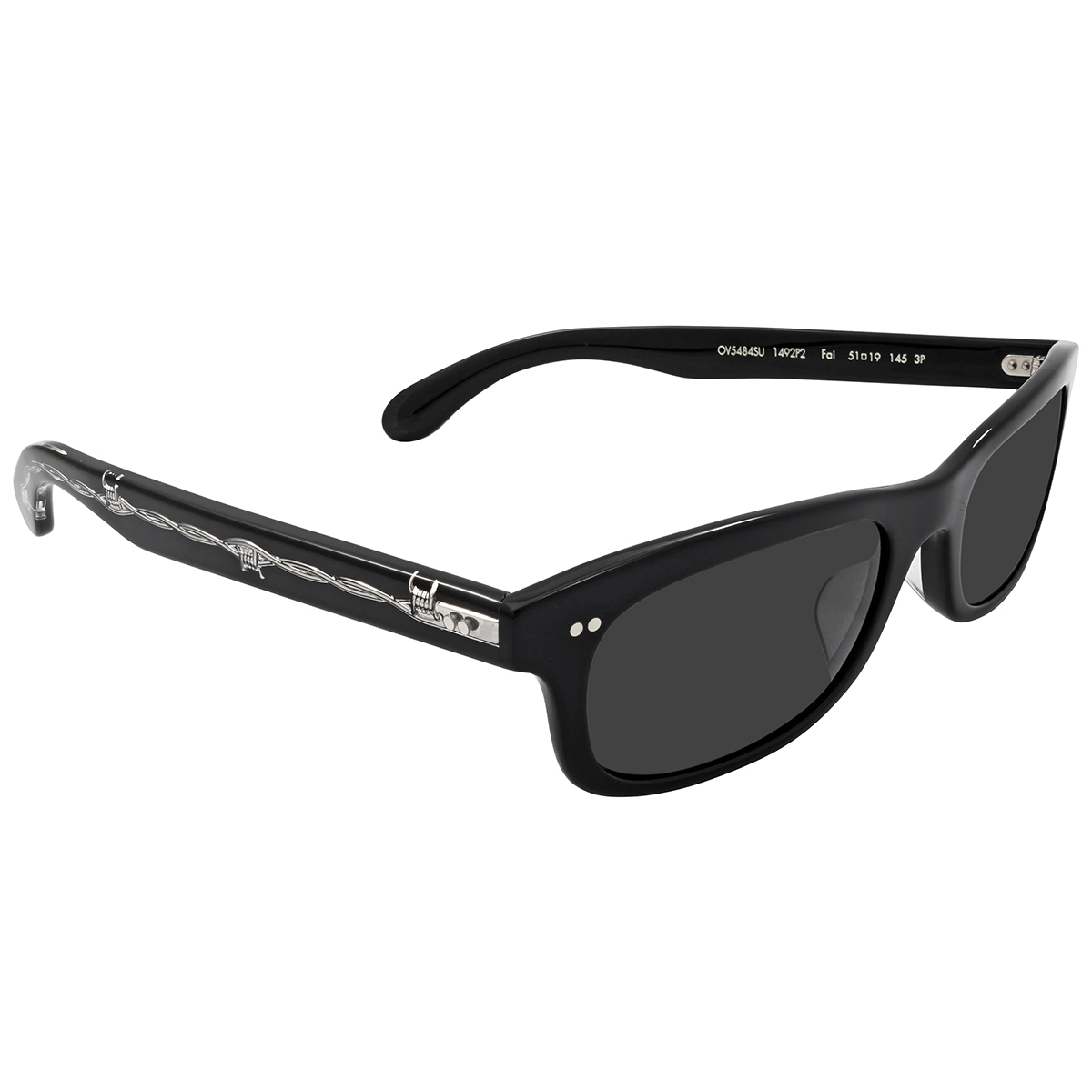 Oliver Peoples Fai Khadra Midnight Express Polarized Rectangular