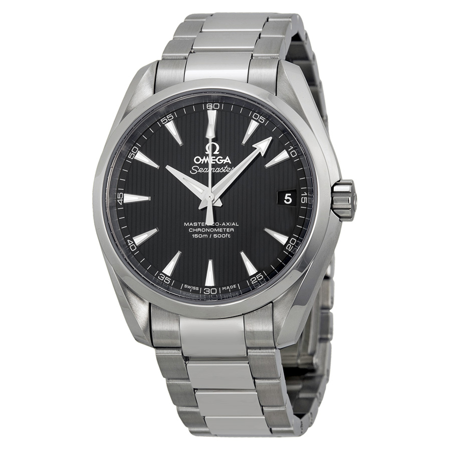 Omega Aqua Terra Black Dial Stainless Steel Men's Watch 23110392101002