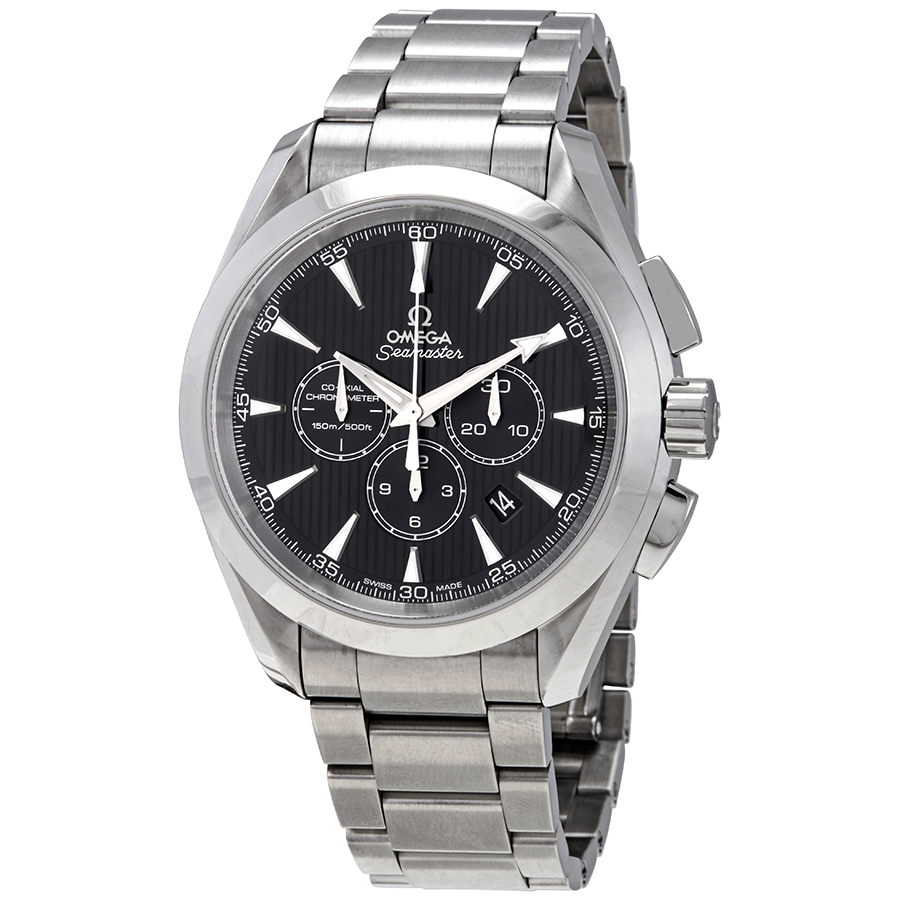 Omega Aqua Terra Chronograph Black Dial Automatic Men's Watch 231.10.44.50.01.001