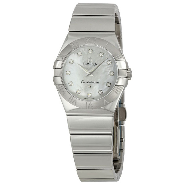 Omega Constellation Mother of Pearl Ladies Watch 123.10.27.60.55.002