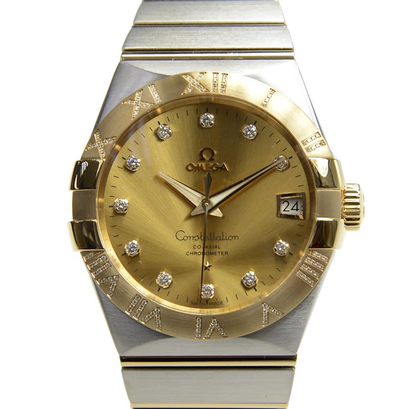 Omega Constellation Automatic Chronometer Diamond Ladies Watch 123.25.38.21.58.002