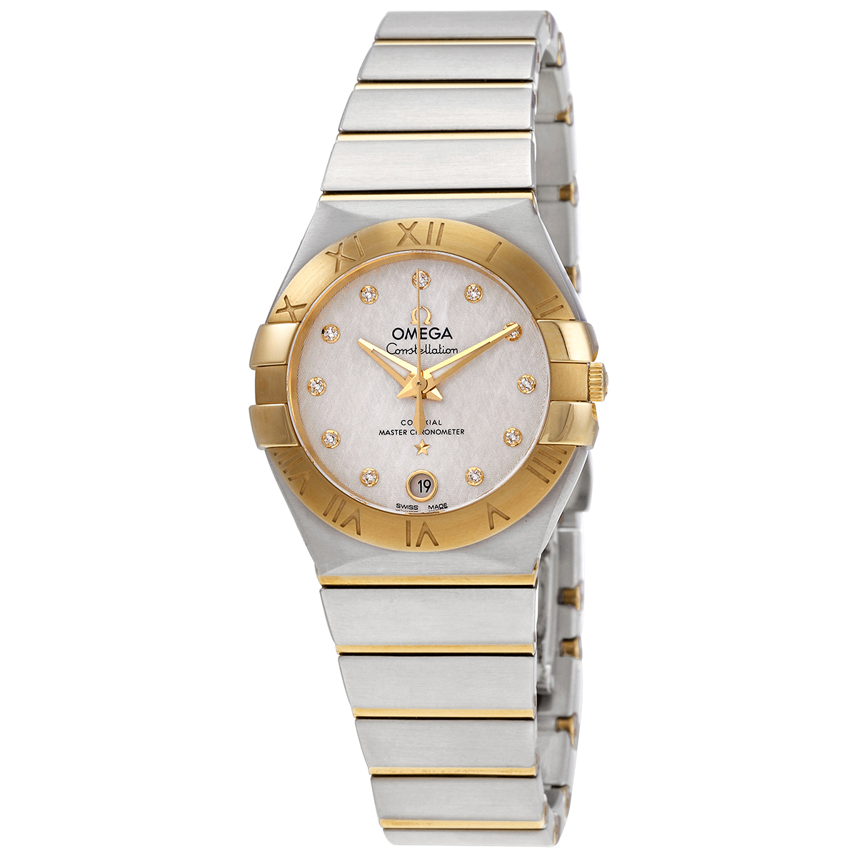Omega Constellation Automatic Chronometer Diamond Ladies Watch 127.20.27.20.52.002