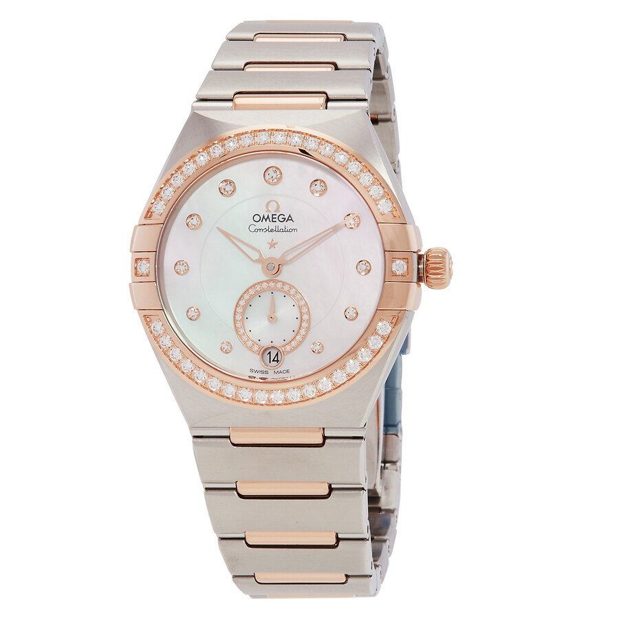 Omega Constellation Automatic Chronometer Diamond Mother of Pearl Dial