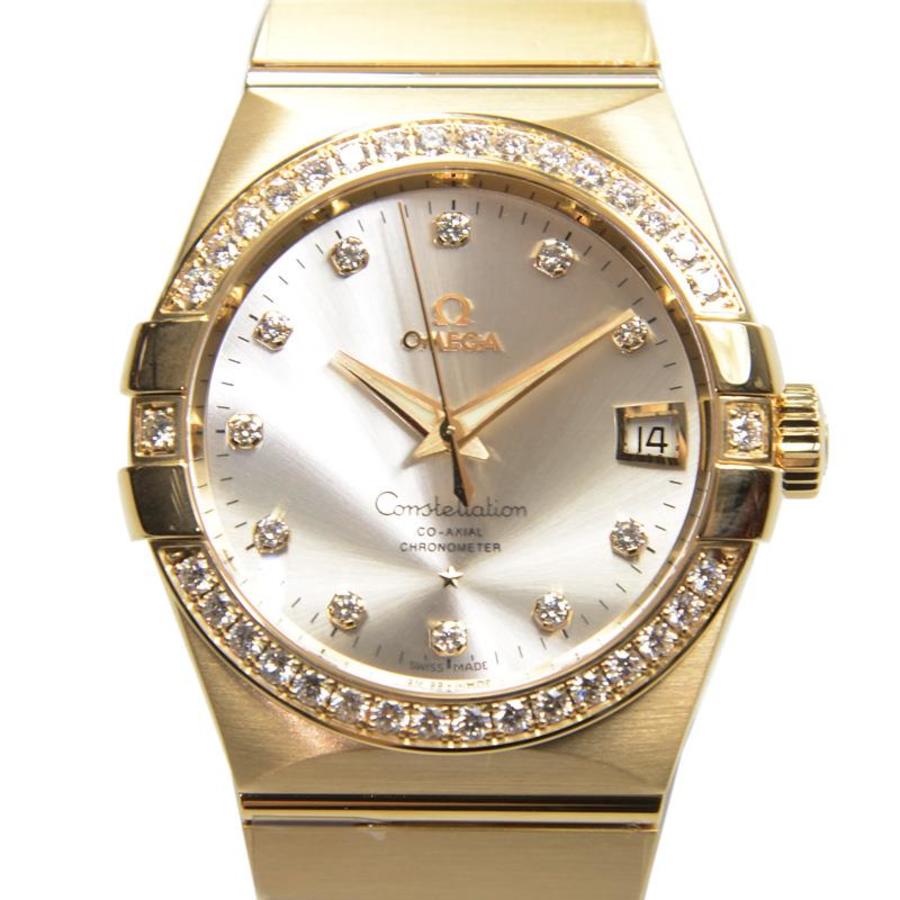 Omega Constellation Automatic Chronometer Diamond Silver Dial Men's Watch 123.55.38.21.52.002